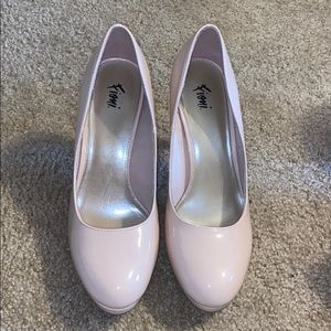 Blush pink heels